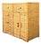 Vintage Woven Rattan and Wood Sideboard For Sale