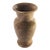 Turned Brown Marble Stone Vase Urn Shaped 8.625" For Sale