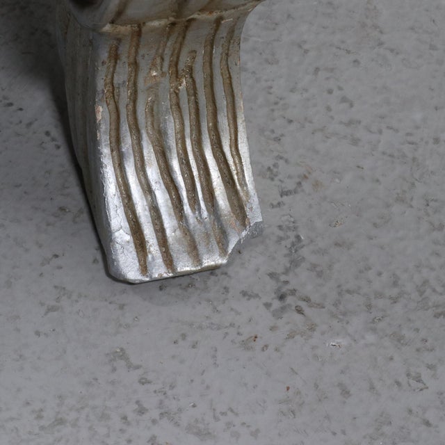 Early 20th Century Maison Jansen Attr. French Floral Eglomise Carved and Mirrored Coffee Table For Sale In Tampa - Image 6 of 13