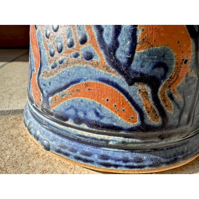 Ceramic Art Jug and Pot by Friedemann Henschel for Töpfergut Panschenhagen, Germany, 1990s, Set of 2 For Sale - Image 9 of 18