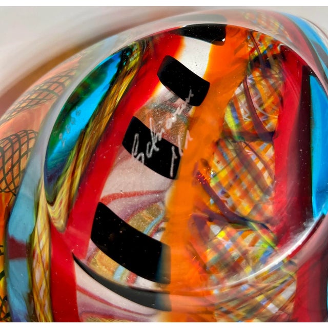 Glass Murano Vase by Schiavon For Sale - Image 7 of 12