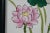 Ceramic Mid 20th Century Vintage Framed Hand Painted Porcelain Chinese Water Lily Lotus Flower Tiles For Sale - Image 7 of 9