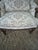 Mid 20th Century Mid 20th Century Traditional Queen Anne-Style High-Back Upholstered Wingback Armchair For Sale - Image 5 of 17