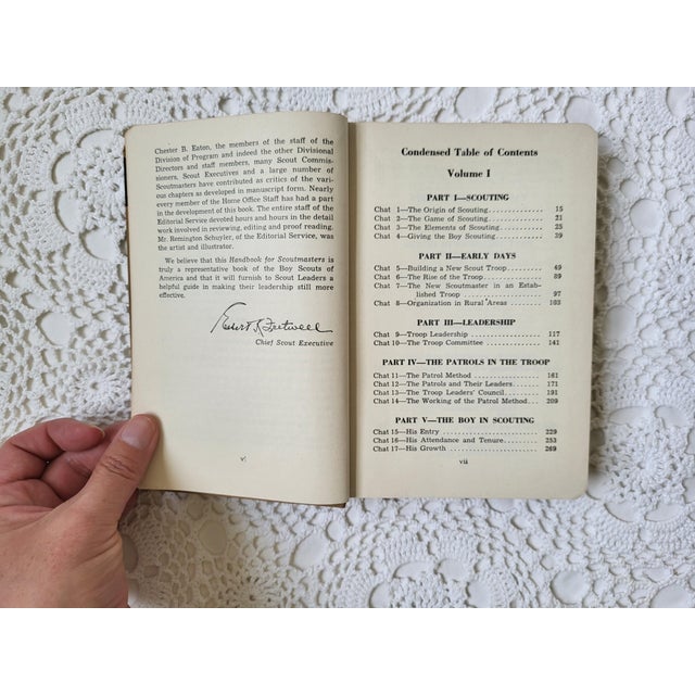 Paper 1945 Handbook for Scoutmasters - A Manual of Leadership Boy Scouts of America For Sale - Image 7 of 13