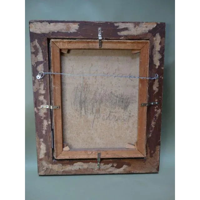 Wood Early 20th Century A.j. Greene “Portrait of a Young Girl” For Sale - Image 7 of 8