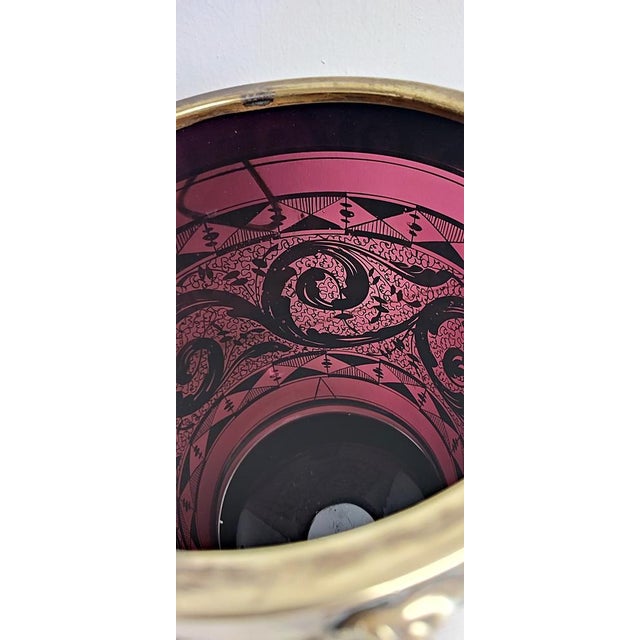 Metal Glass and Brass Cooler, France, 1950s For Sale - Image 7 of 11