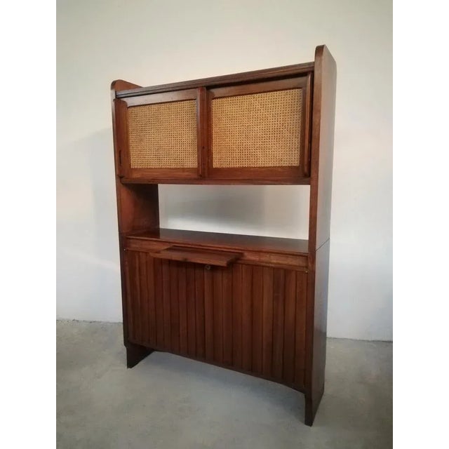 Vienna Straw Sideboard in the style of Charlotte Perriand and Pierre Jeanneret For Sale - Image 13 of 17