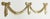 French Provincial Vintage French Provincial Style Decorative Brass Ribbon Swag Embellishment For Sale - Image 3 of 4