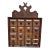 Late 19th Century Hand Carved Walnut Spice Cabinet For Sale