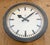 Black Industrial Factory Black Wall Clock from Siemens, 1950s For Sale - Image 8 of 17