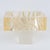 Plastic Reverse Carved Acrylic Lucite Bracelet Bangle in Light Champagne For Sale - Image 7 of 7