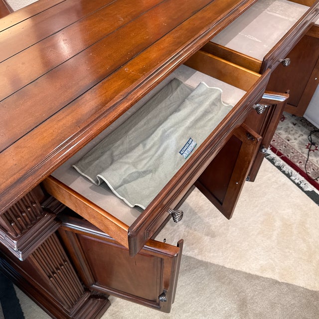 Chestnut Alexander Julian at Home for Universal Furniture Sideboard For Sale - Image 8 of 12
