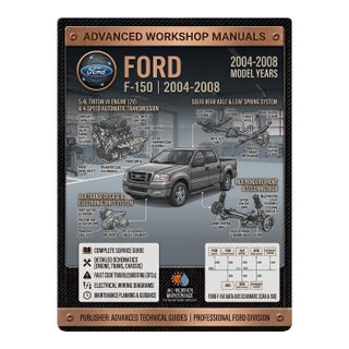 Ford F-150 2004-2008, Car Repair Manual, Workshop Guide Book For Sale