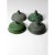 Green Set of 4 Vintage Green Enamel Pendant Light Shades For Sale - Image 8 of 11
