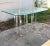 Vintage 1970s Postmodern Lucite and Brass Glass Top Dining Table For Sale - Image 13 of 13