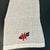 Vintage White Madeira Linen Embroidered Ladybug Finger Tip Guest Towel For Sale In Los Angeles - Image 6 of 9