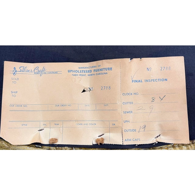 Pair of Chairs Open Arm Lounge Chairs by Silver Craft Furniture Company Gaston Y Daniela Pink Velvet For Sale - Image 11 of 12