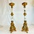 1940s Vintage Italian Baroque Hollywood Regency Alter Candleholder, Brass and Onyx - A Pair For Sale - Image 12 of 12