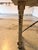 Mid 20th Century European Console Table With Turned Spindle Legs and Wrought Iron Stretcher For Sale - Image 4 of 7
