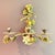 Italian Italian Floral Tôle Peinte Candle Sconces, a Pair For Sale - Image 3 of 18
