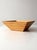 Vintage Bamboo Salad Serving Bowl With Hand Shaped Serving Utensils For Sale - Image 11 of 18