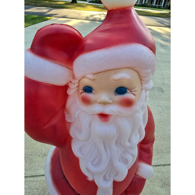 A quintessential piece of mid-century inspired Americana holiday nostalgia. This vintage 40-inch hollow blow-molded...