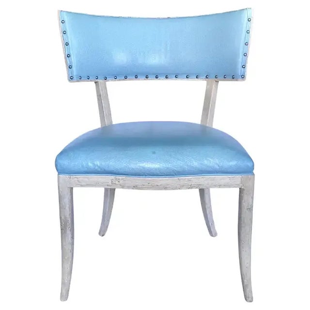 Gustavian (Swedish) Gustavian Klismos Dining Chairs by Nierman Weeks, Set of 8 For Sale - Image 3 of 12