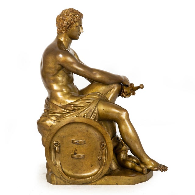 Fine Grand Tour Italian Bronze Sculpture of Ludovisi Ares (Mars) Ca. 1872 For Sale - Image 4 of 18