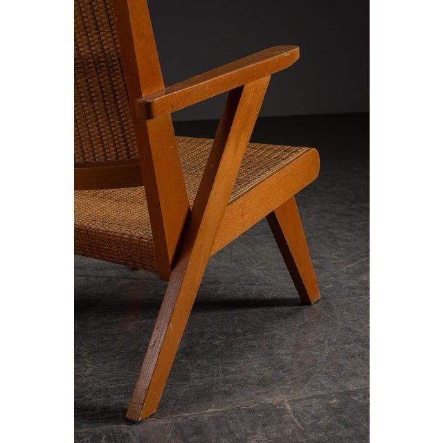 Wood Modernist Armchairs by Rohé, 1960s, Set of 4 For Sale - Image 7 of 12