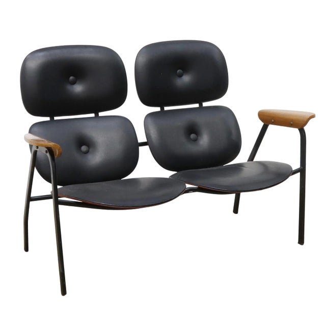 Vintage European Poltranova Midcentury Settee For Sale - Image 9 of 9