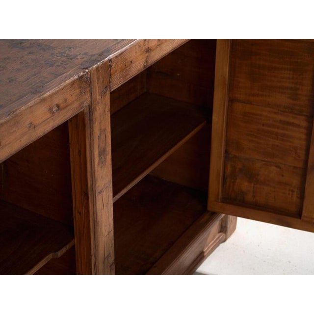 Chinese Carved Pine Gansu Sideboard by Amaru For Sale - Image 8 of 11