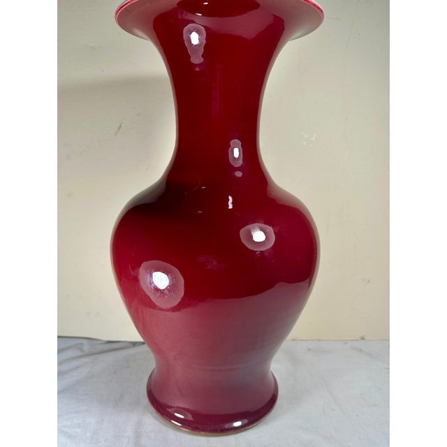 Chinese Qing Dynasty Sang De Boeuf Bulbous Vase For Sale In West Palm - Image 6 of 9