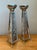 Metal Vintage 1994 Signed Mirrored Candlestick Holders - A Pair For Sale - Image 7 of 12