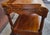Wood Early 20th Century Federal Style Mahogany Double Drawers Tiered Wash Stand For Sale - Image 7 of 10