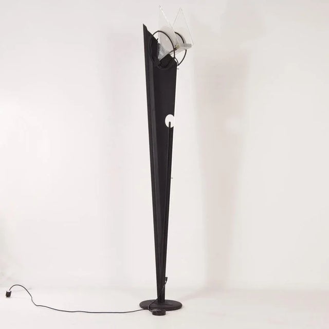 Metal Postmodern Floor Lamp from Neoggetti, Italy, 1980s For Sale - Image 7 of 12