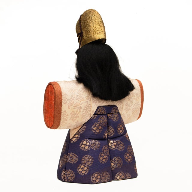 Large Late Showa to Heisei Era Japanese Decorative Hina Doll "Prince" For Sale - Image 4 of 12