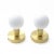 Contemporary Solid Brass Minimal Modern Wall Lamps from Balance Lamp, Set of 2 For Sale - Image 3 of 5
