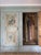 Large Vintage Painted Pine Double Wardrobe with Inlaid Chinoiserie, 1890s For Sale - Image 4 of 14