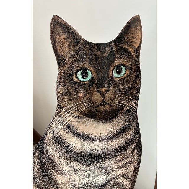 The Exquisite Piero Fornasetti Vintage Siamese Cat Sculpture is a beautifully crafted piece of art originating from Italy....