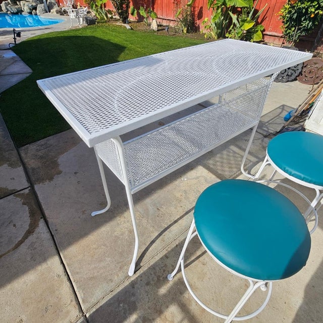 1970s Mid Century Patio Bar Set For Sale - Image 11 of 17