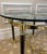 Vintage Hollywood Regency Modern Brass and Glass Table For Sale - Image 4 of 5