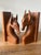 Mid-Century Modern 1960s Vintage Hand-Carved Wooden Horse Head Bookends-a Pair For Sale - Image 3 of 12