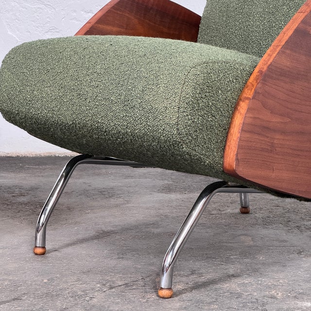 Mid-Century Modern Type 360 Lounge Chairs attributed to Janusz Różański, 1960s, Set of 2 For Sale - Image 3 of 13