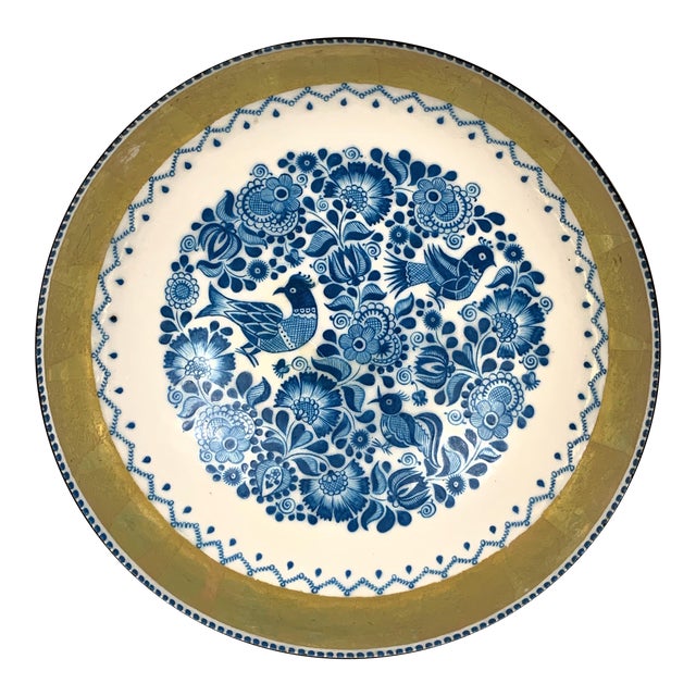 Vintage Steinbock Enameled Bowl For Sale