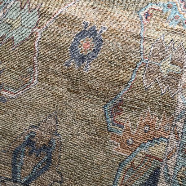 Contemporary Contemporary Turkish Oushak Rug | 5'8" X 7'3" For Sale - Image 3 of 5