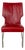 Red Leather Chairs from Bert Plantagie, Set of 4 For Sale