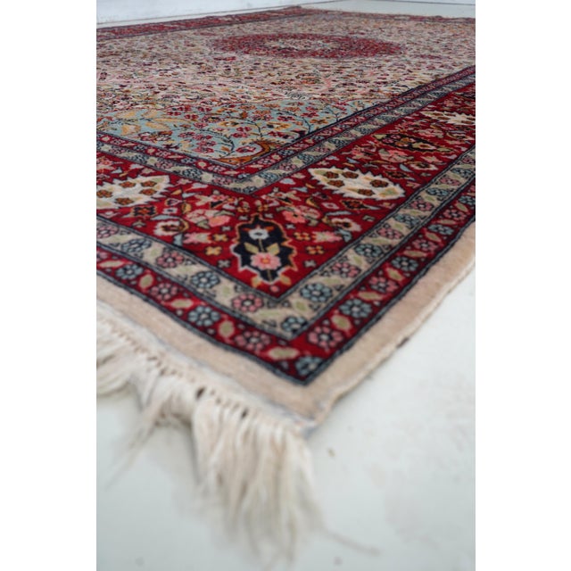 1990s Hand Woven Oriental Style Wool Rug 7 ‘2 X 10’2 For Sale - Image 5 of 11