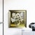 A deeply atmospheric original still life painting featuring an abundant bouquet of white flowers cascading from an ornate...