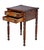 Early 19th Century Antique Massachusetts Mahogany 2 Drawer Worktable / Nightstand For Sale - Image 5 of 12