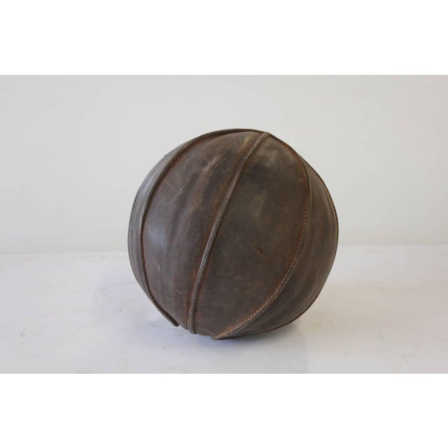 Antique Leather Sport Ball Chairish